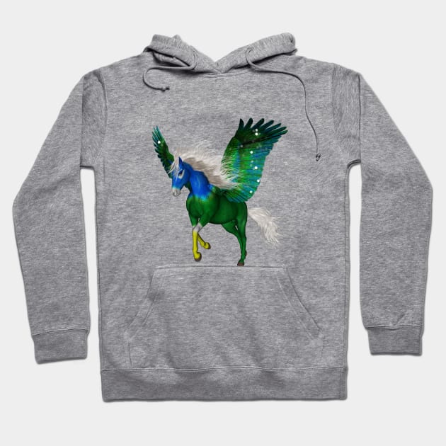 Wonderful pegasus in the sky Hoodie by Nicky2342